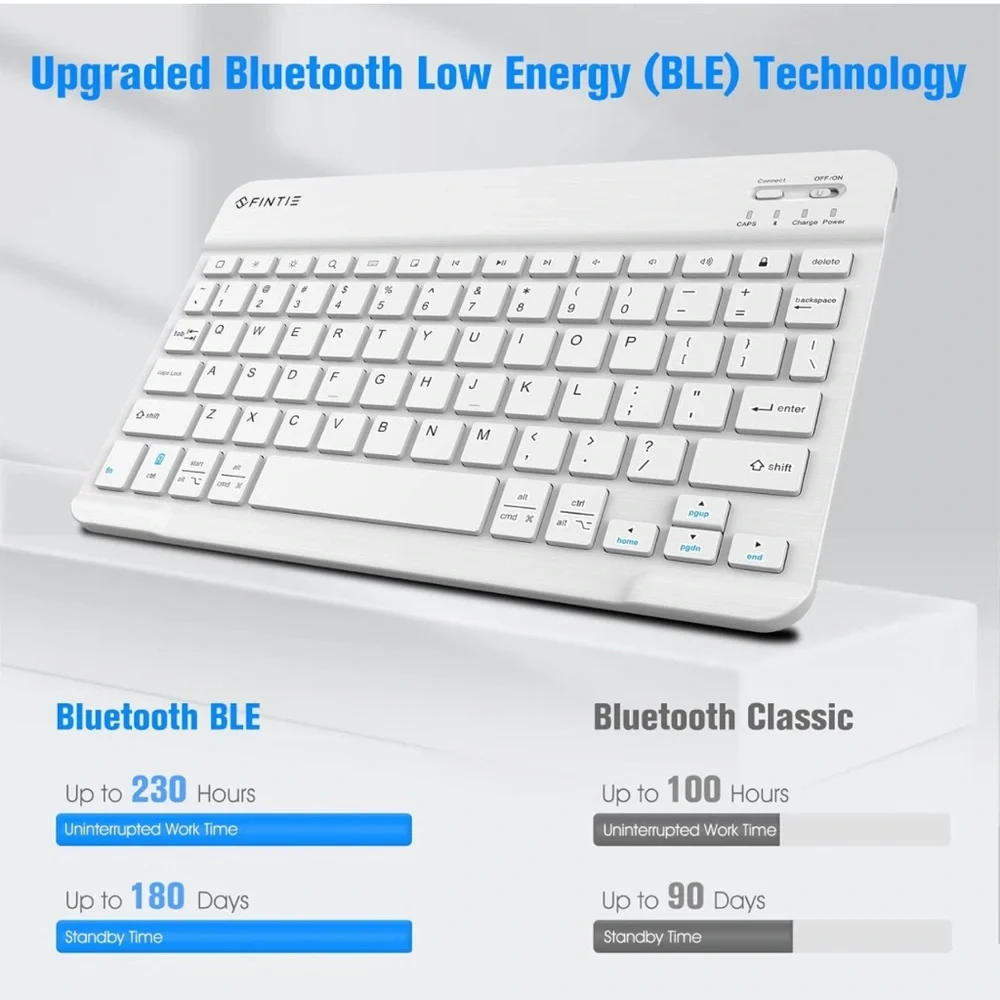 Keyboard Case iPad Soft Back Cover Magnetically Detachable Bluetooth Keyboard